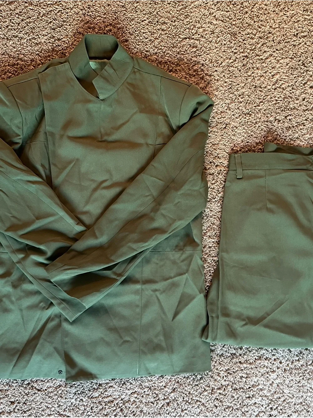 CosplaySky - Star Wars Olive Green Imperial Line Officer - Halloween Costume